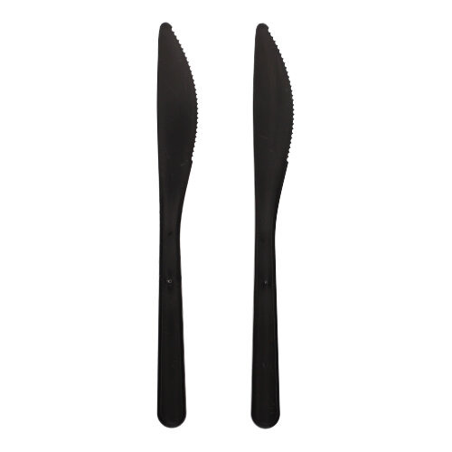 "Circulware" Mehrweg-Messer PP-MF 18,5 cm schwarz extra stabil