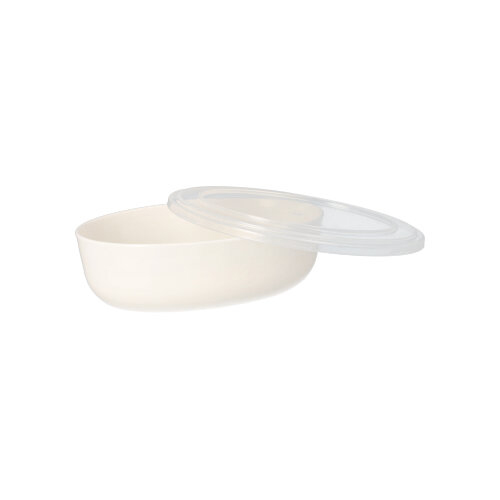 Mehrweg-Schalen oval 450 ml 5 cm x 10,5 cm x 15,5 cm weiss "Cella"