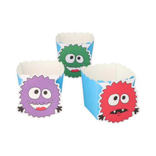 Backförmchen "Buddies" 6 cm x 5 cm x 5 cm "Monster"