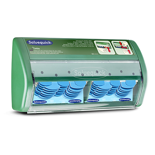 "Cederroth" Salvequick, Pflasterspender Detectable 11,4 cm x 22,6 cm x 5,4 cm blau