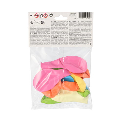 Luftballons Ø 25 cm farbig sortiert "Pastel"
