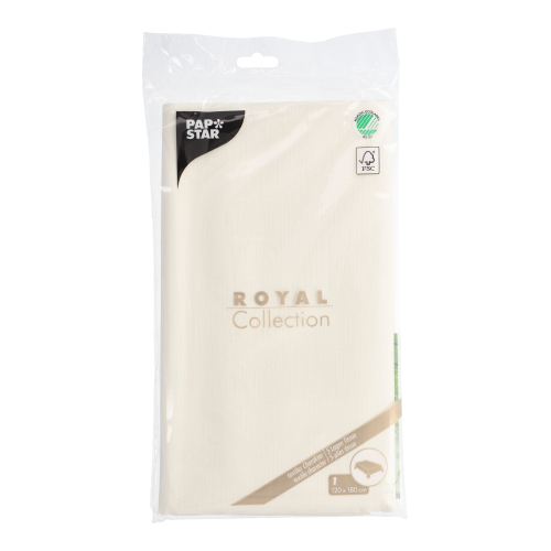 Tischdecke, Tissue "ROYAL Collection" 120 cm x 180 cm champagner