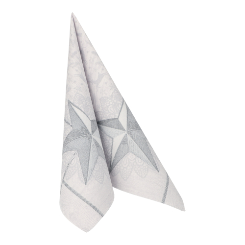 Servietten "ROYAL Collection" 1/4-Falz 40 cm x 40 cm weiss "Rising Star"
