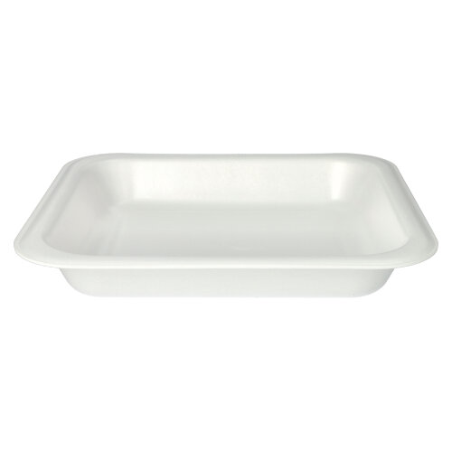 Siegelschalen, XPS 1400 ml 4,2 cm x 24,5 cm x 26,5 cm weiss laminiert