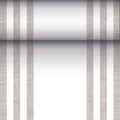Tischläufer, stoffähnlich, PV-Tissue Mix "ROYAL Collection" 24 m x 40 cm grau "Lines"
