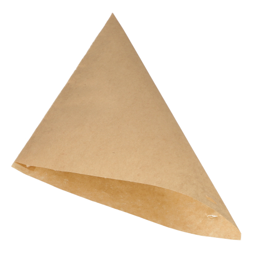 Spitztüten, Pergament-Ersatz 32,5 cm x 23 cm x 23 cm braun Füllinhalt 250 g, fettdicht