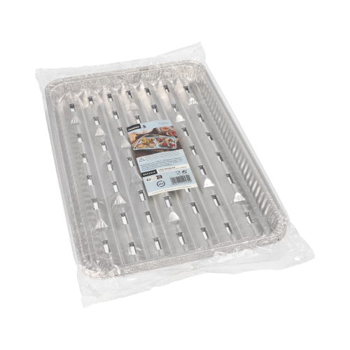 Grillschalen, Alu eckig 2,5 cm x 23 cm x 34 cm
