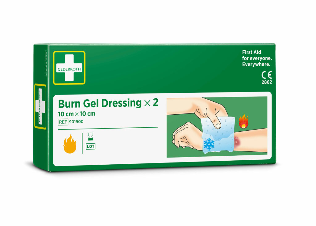 "Cederroth" Burn Gel Dressing Verband 10 cm x 10 cm