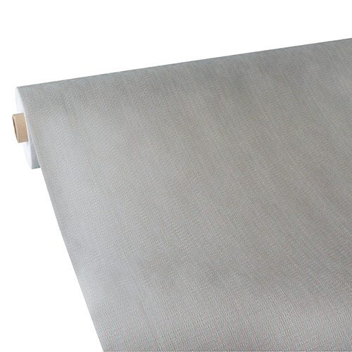 Tischdecke, stoffähnlich, Vlies "soft selection plus" 25 m x 1,18 m silber