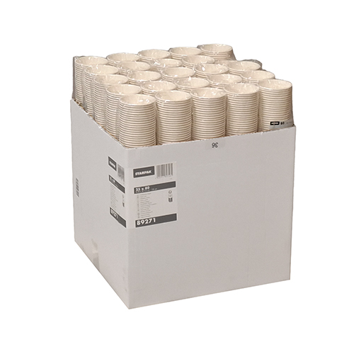 Trinkbecher mit Henkel, Pappe "To Go" 0,18 l Ø 7,3 cm · 7,8 cm weiss