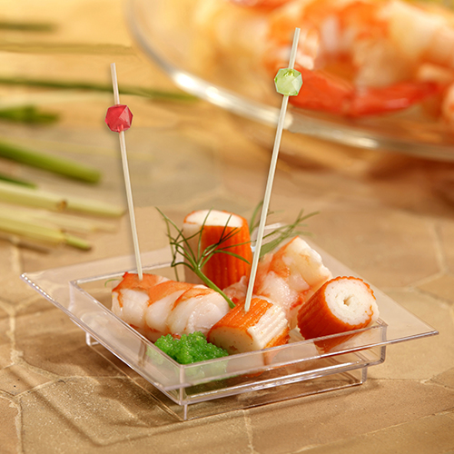 Fingerfood - Picker 12 cm farbig sortiert "Square"