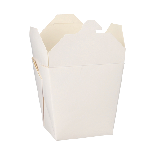 Snackboxen "ASIA" eckig 770 ml 10,3 cm x 8 cm x 6,6 cm weiss