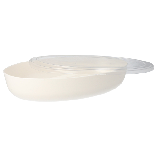 Mehrweg-Schalen oval 2400 ml 6,5 cm x 19,5 cm x 30,5 cm weiss "Cella"