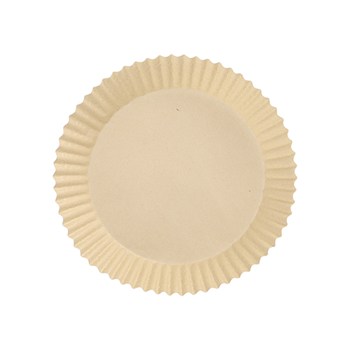 Backpapiere Ø 16 cm · 4,5 cm braun für Heißluftfritteusen