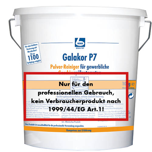 kg "Dr. Becher" Galakor P7 Geschirrreiniger (Pulver)