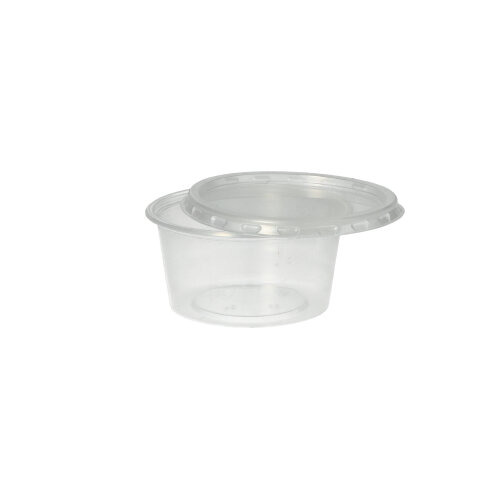 Dressingbecher, PP 80 ml Ø 7,1 cm · 3,5 cm transparent