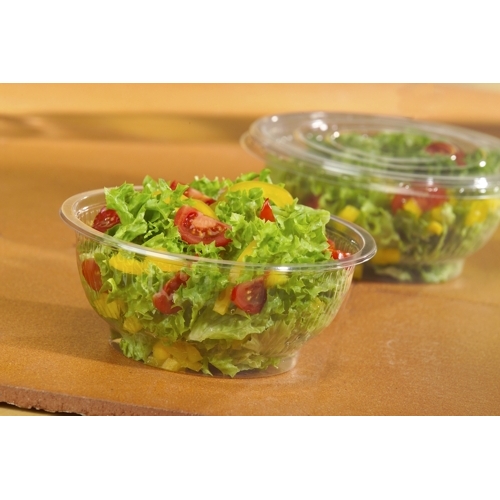 Salatschalen, R-PET rund 1 l Ø 18 cm · 7,5 cm glasklar