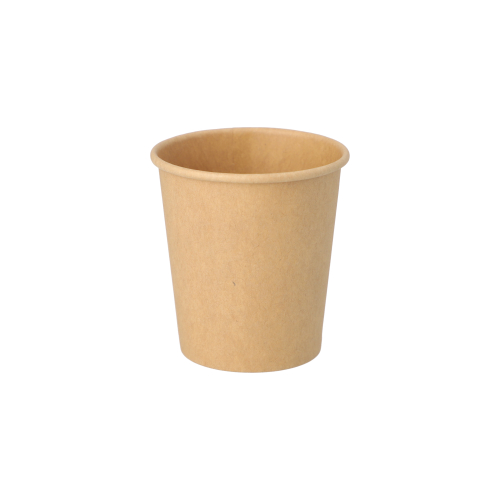 Portionsbecher, Pappe 120 ml Ø 6 cm · 6,6 cm braun