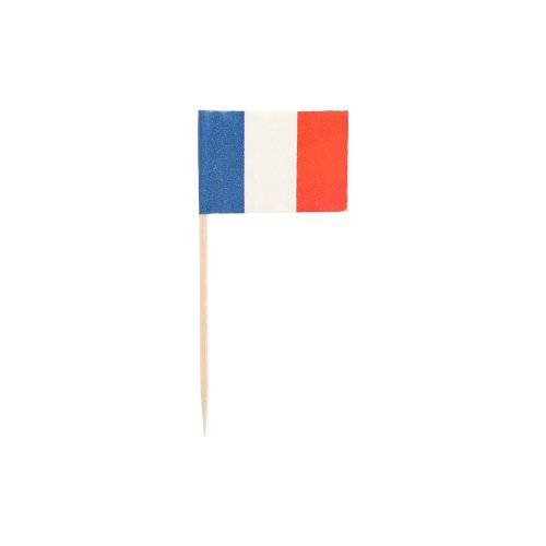Deko-Picker 8 cm "Frankreich"
