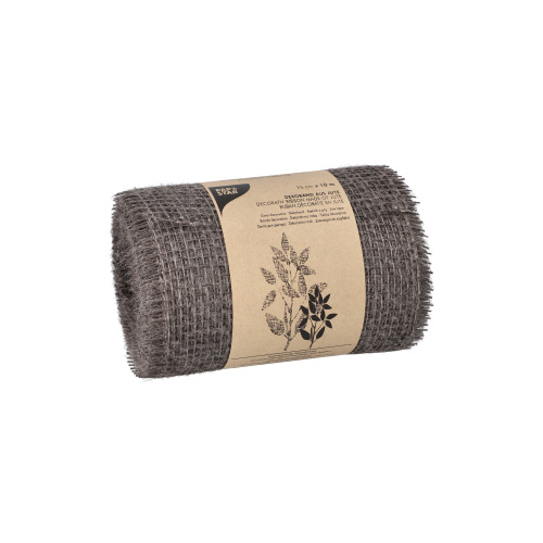 Dekoband Jute 10 m x 15 cm taupe