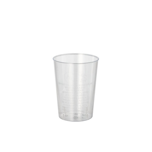 Trinkbecher PS 0,07 l Ø 5 cm · 6,5 cm glasklar