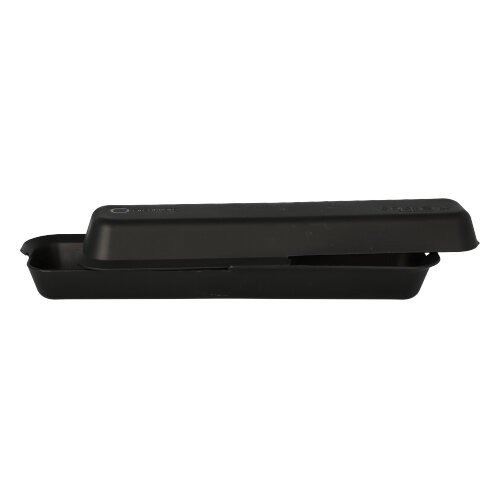 "Circulware" Mehrweg-Foodboxen 4 cm x 23,4 cm x 5,85 cm schwarz , 2-teilig