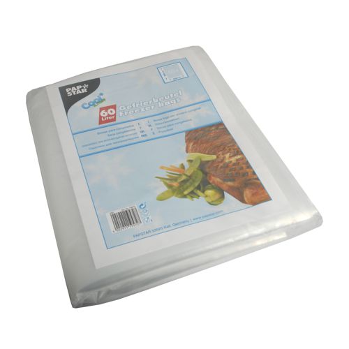 Gefrierbeutel, LDPE 60 l 90 cm x 50 cm transparent