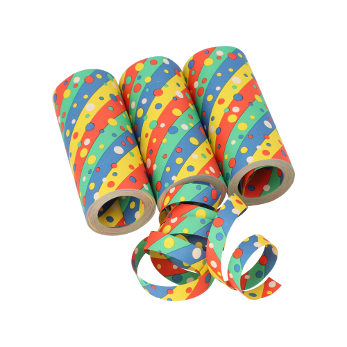 Riesenluftschlangen 15 m "Confetti" flammhemmend