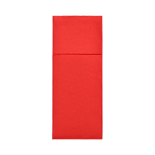 Servietten "ROYAL Collection" 40 cm x 30 cm rot mit Besteckfalz