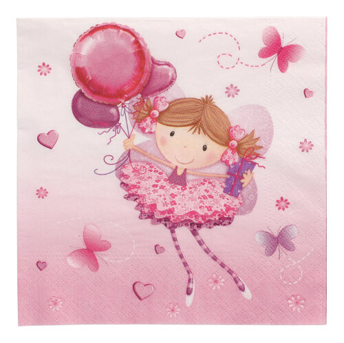 Servietten, 3-lagig 1/4-Falz 33 cm x 33 cm "Little Dancer" Servietten, 3-lagig 1/4-Falz 33 cm x 33 cm "Little Dancer"