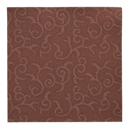 Servietten "ROYAL Collection" 1/4-Falz 40 cm x 40 cm braun "Casali"
