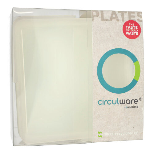 "Circulware" Deckel für Schalen Mix & Match eckig 2,5 cm x 23,4 cm x 23,4 cm transparent