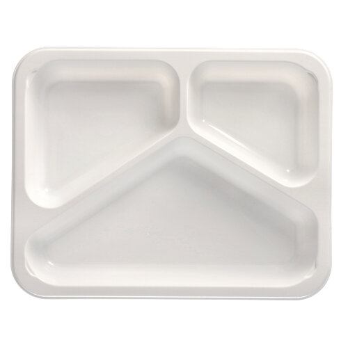 Mikrowellenschalen, PP 3-geteilt 765 ml 3,2 cm x 22,7 cm x 17,8 cm weiss