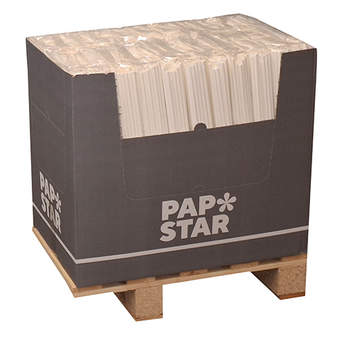 Shake-Halme, Papier "pure" Ø 8 mm · 25 cm weiss