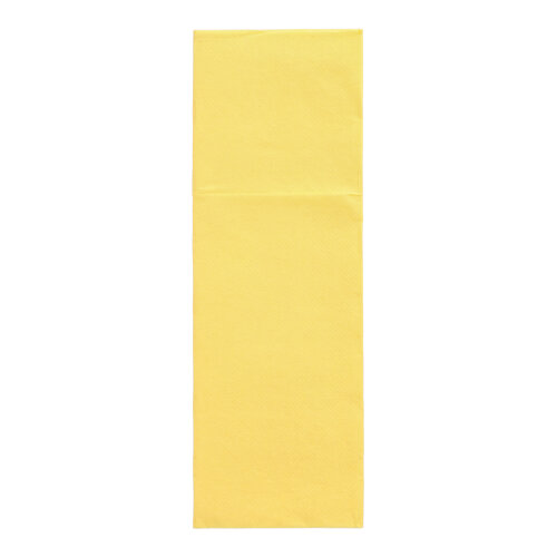 Servietten "DAILY Collection" 48 cm x 30 cm gelb mit Besteckfalz