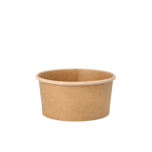 Suppenbecher, Pappe 180 ml Ø 9,8 cm · 4,9 cm braun