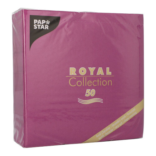 Servietten "ROYAL Collection" 1/4-Falz 40 cm x 40 cm lila