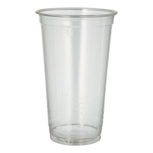 Kaltgetränkebecher, PLA "pure" 0,5 l Ø 9,5 cm · 15,14 cm glasklar