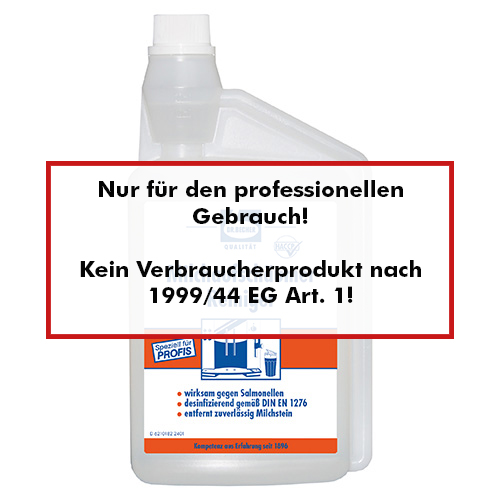 "Dr. Becher" Milchaufschäumer Reiniger 1 l transparent