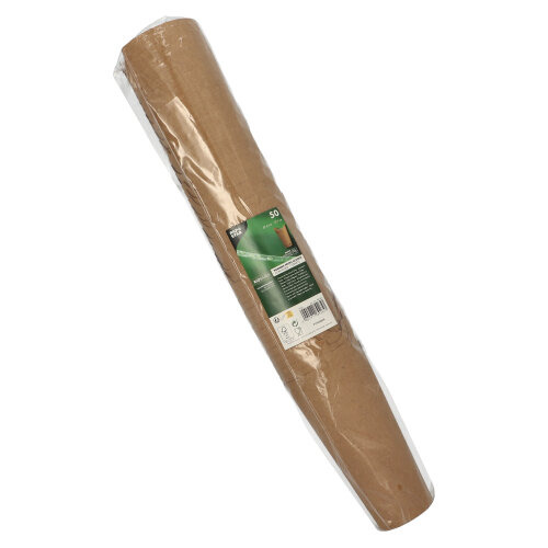 Pommes-Frites-Schütte, Pappe rund Ø 6 cm · 17,7 cm braun groß