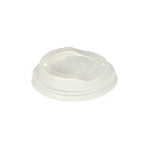 Dom-Deckel, C-PLA Ø 9 cm · 2,1 cm weiss