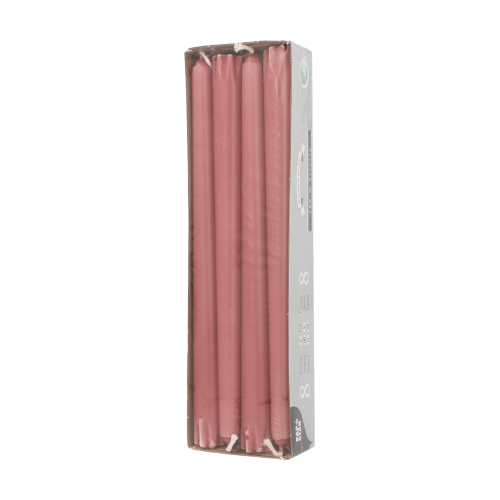 Leuchterkerzen Ø 2,2 cm · 25 cm rost aus 100 % Stearin