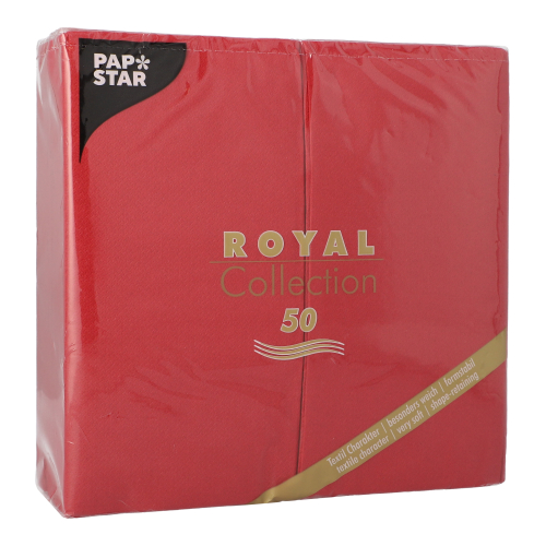 Servietten "ROYAL Collection" 1/8-Falz 40 cm x 40 cm bordeaux
