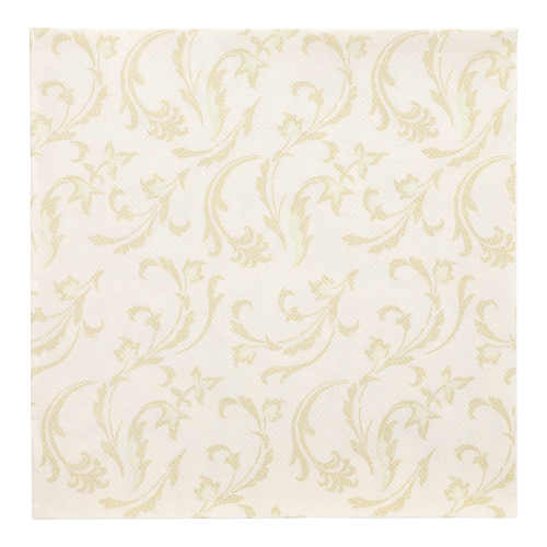 Servietten "ROYAL Collection" 1/4-Falz 40 cm x 40 cm champagner "Damascato"
