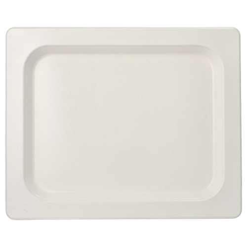Servierplatten, Zuckerrohr GN 1/2 2 cm x 32,4 cm x 26,4 cm weiss
