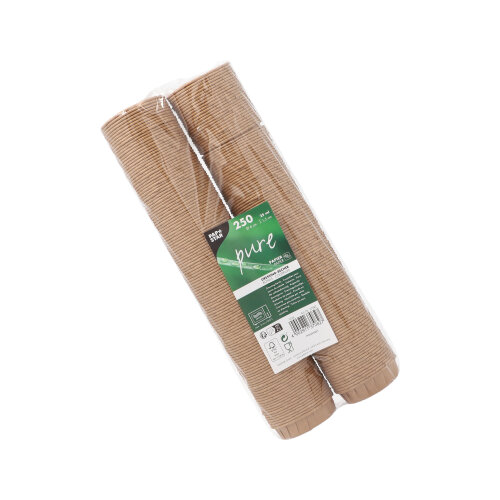 Dressingbecher, Papier "pure" 25 ml Ø 6 cm · 1,5 cm braun