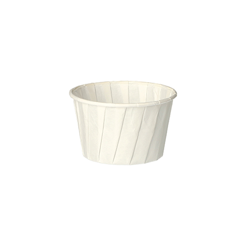 Dressingbecher, Papier "pure" 90 ml Ø 6,6 cm · 4,2 cm weiss