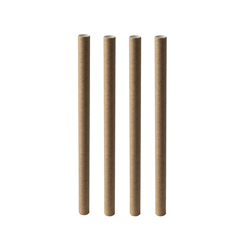 Bubble Tea Halme Papier "pure" Ø 12 mm · 20 cm braun