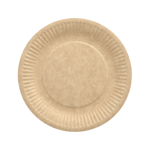 Teller, Pappe "pure" rund Ø 19 cm braun