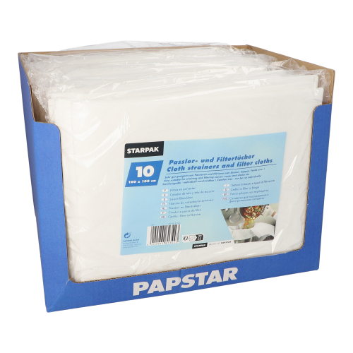 Passier- und Filtertücher 100 cm x 100 cm weiss